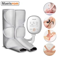air leg massager for blood circulation air compression foot and calf massage wraps with heat function 6 mode 3intensity