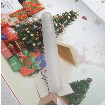 

8ml Clear Matte Plastic Perfume Dispensing Spray Perfume Pen Test Tube Small Bottle 100PCS/LOT