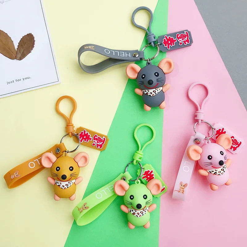 Новинка 2019 креативный милый мультяшный эпоксидный брелок с мышью Корейская