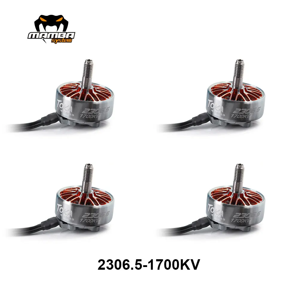 Diatone-MOTOR de carreras MAMBA TOKA 2306,5 1700KV/2450KV/2650KV, Drone FPV, Motor sin escobillas, 16mm/M2, adecuado para accesorios de 3 pulgadas ~ 4 pulgadas-0
