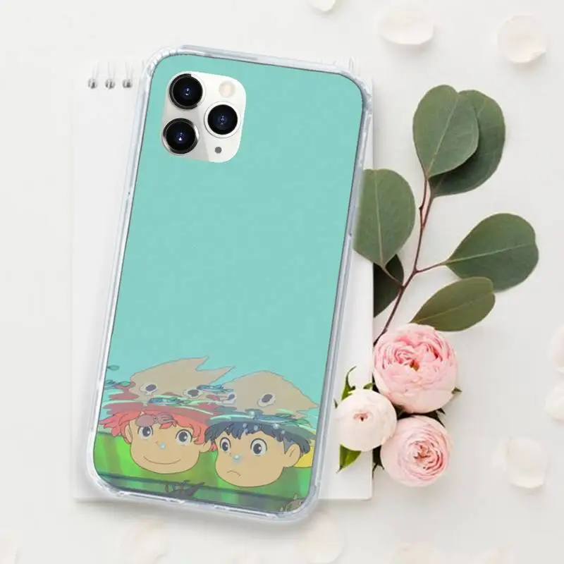 

Japan anime Ponyo on the Cliff Phone Case for iPhone 11 12 mini pro XS MAX 8 7 6 6S Plus X 5S SE 2020 XR Luxury funda