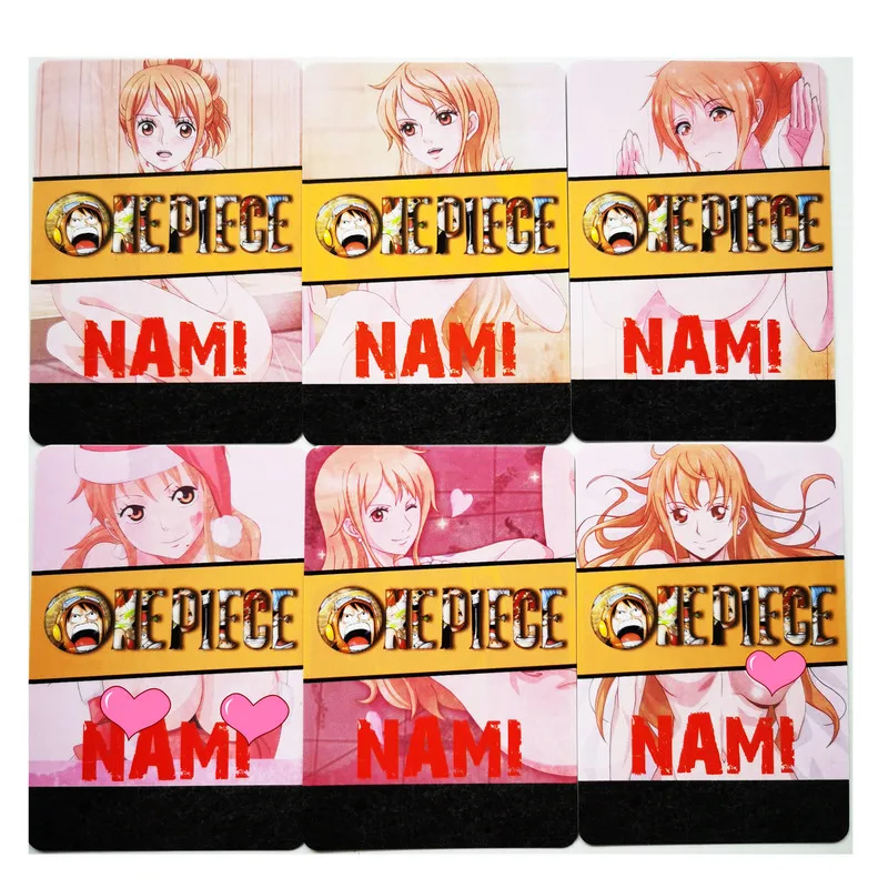 

9pcs/set One Piece Nami Bronzing Wanted Order Sexy H Hobby Collectibles Game Anime Collection Cards Sexy Girls