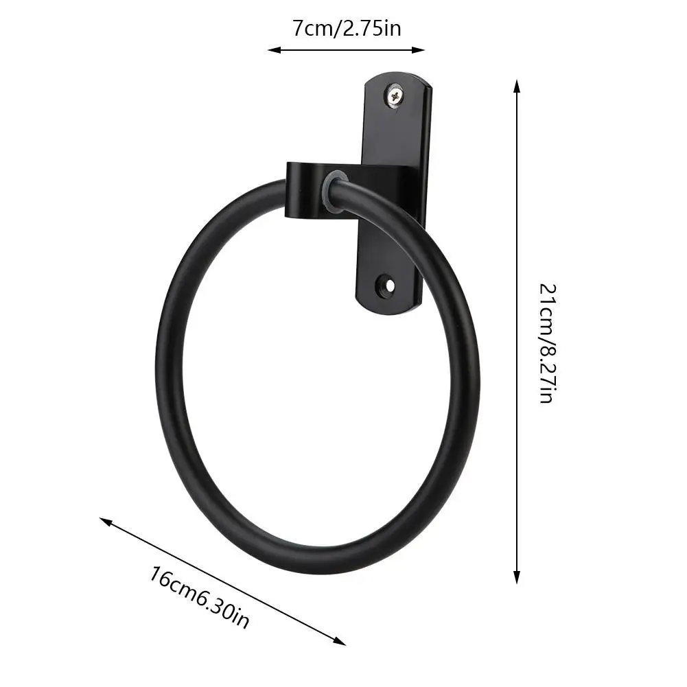 

Towel Rack New Space Aluminum Towel Ring Simple Towel Rack Bathroom Kitchen Towel Rack Space Aluminum Shelf Swivel Towel Bar