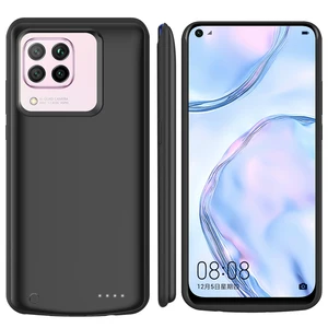 slim battery case for huawei p40 lite shockproof power bank charger case back clip battery charging cover for huawei nova 7i free global shipping