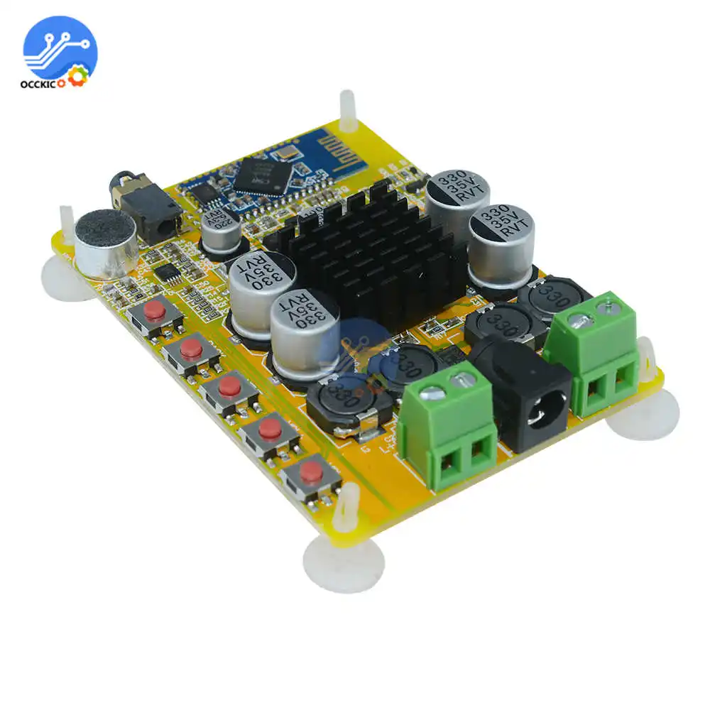 Плата усилителя TDA7492 Bluetooth 4 0 2x50 Вт 10-25 В постоянного тока | Электроника
