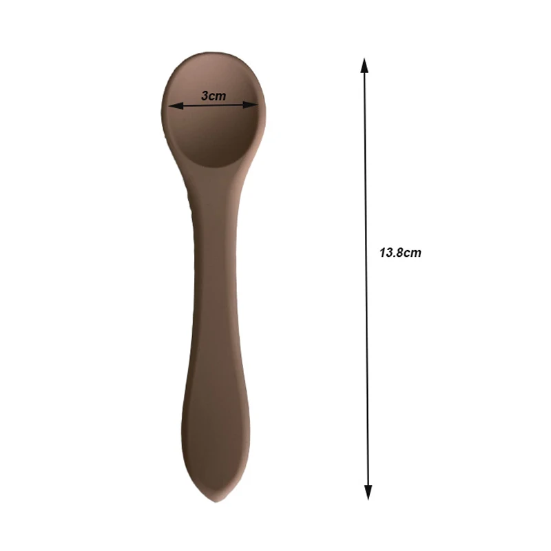 100% детские ложки и вилки из пищевого силикона без бисфенола А для кормления