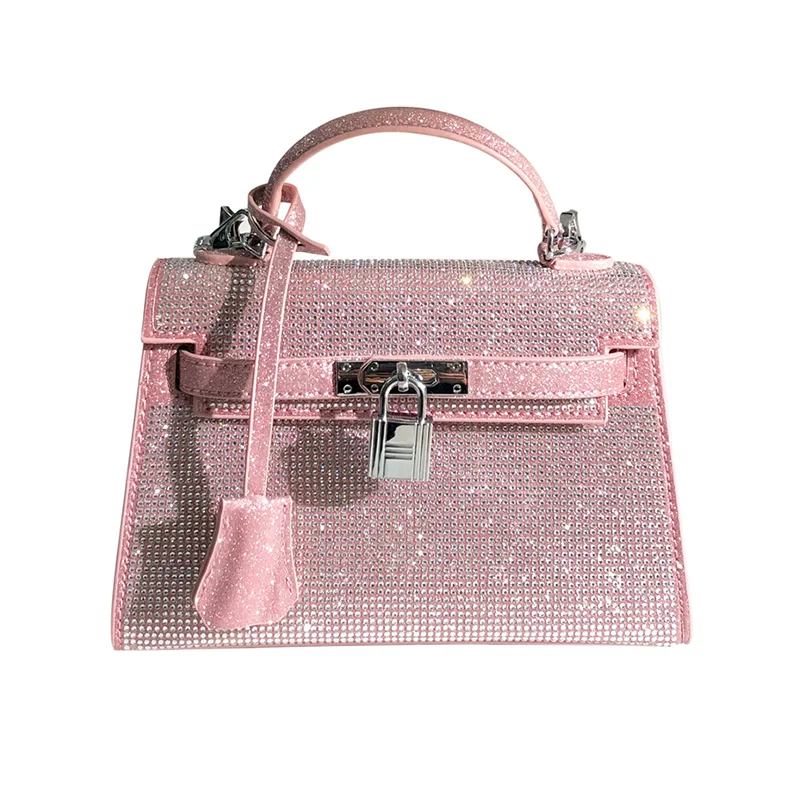 

Luxury Designer Handbag 2021 High-quality Rhinestone Bag Female Famous Brand Mini Bag Women Shoulder Bag Messenger Bag Small Bag