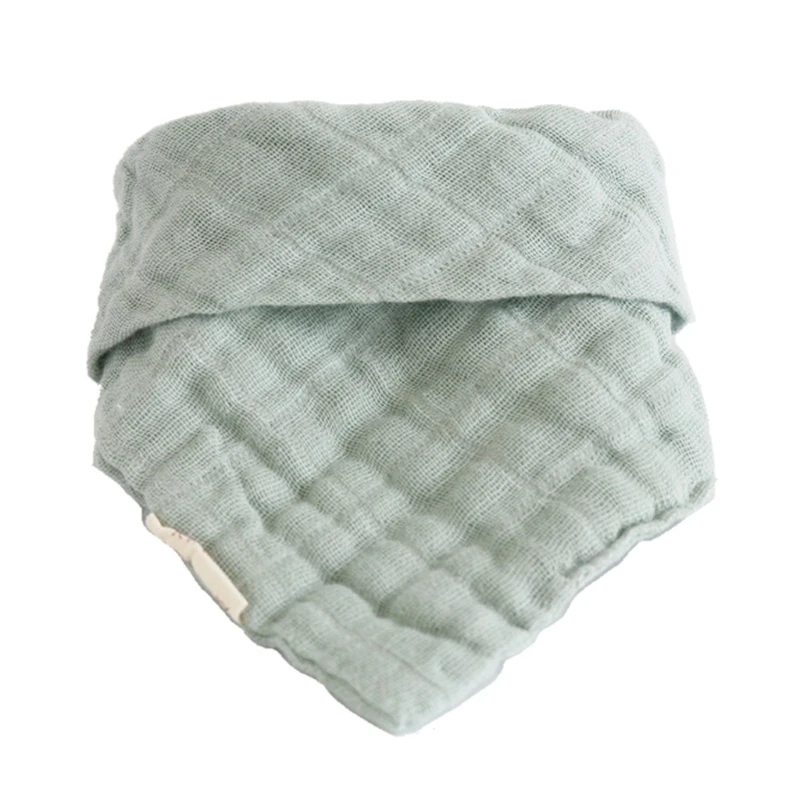 

Baby Bib 6 Layers Gauze Boy Girl Bandana Burp Cloth Cotton Feeding Saliva Towel