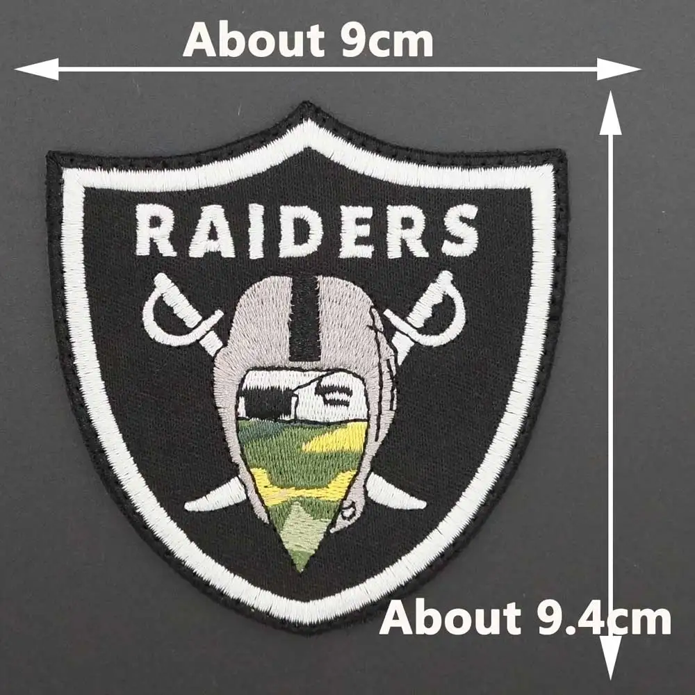 RAIDERS тактические военные нашивки для морального духа вышивка значок с крючком