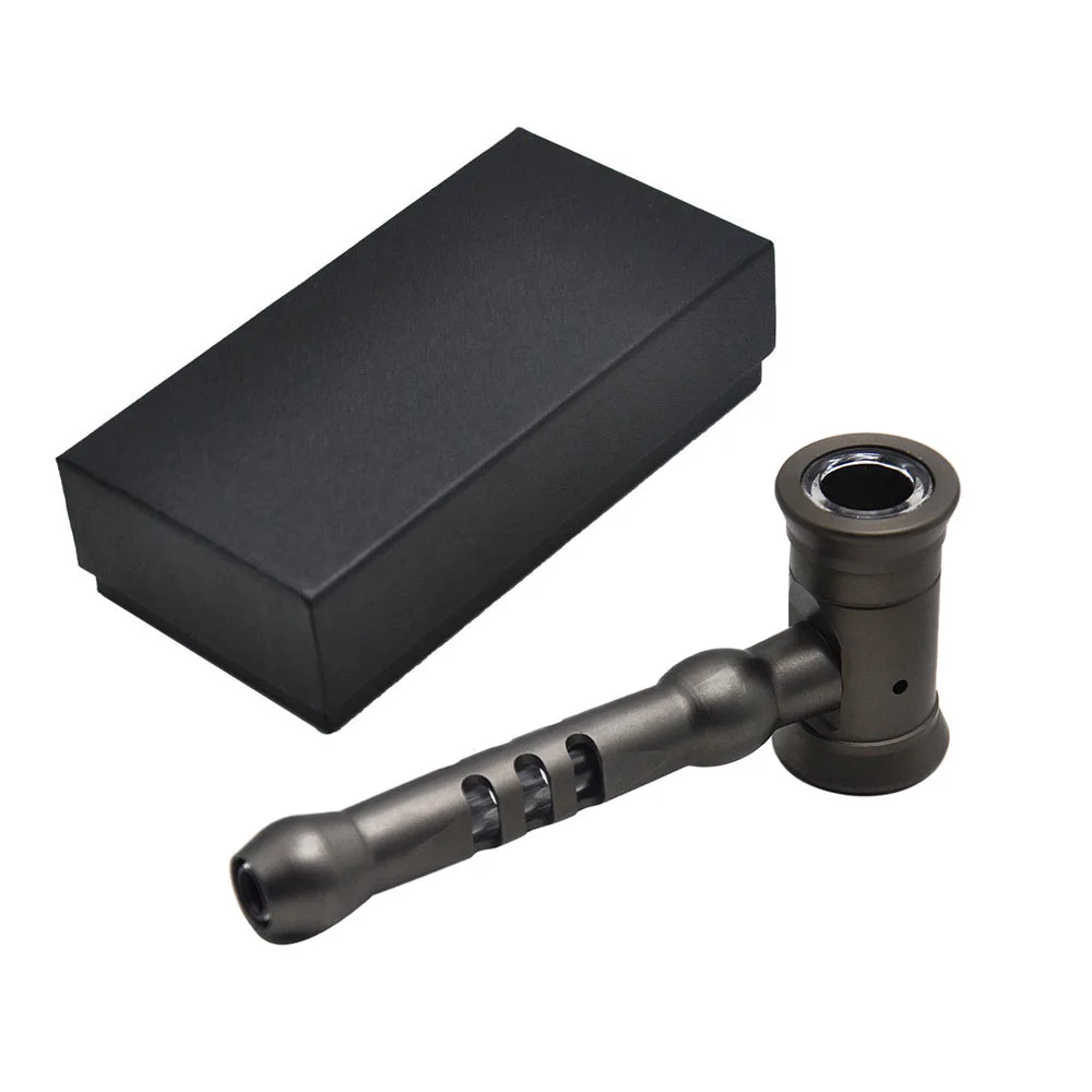 Курительный набор креативная металлическая стеклянная табачная трубка молоток