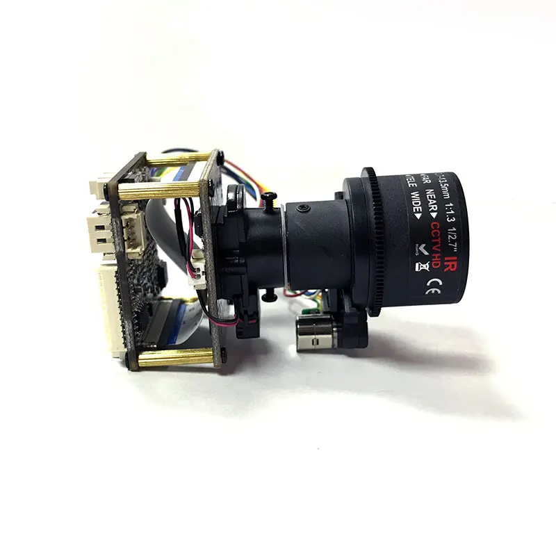 Моторизованный объектив с 5-кратным зумом 2,7-13,5 мм и модуль Hi3516D Panasonic MN34223 с автофокусом на двух платах IP-камеры SIP-E223DML-27135.