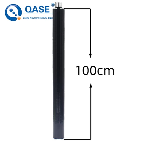 QASE GPS удлинитель из углеродного волокна центрирующий стержень ультралегкий высокопрочный черный диаметр 25 мм Длина 100 см