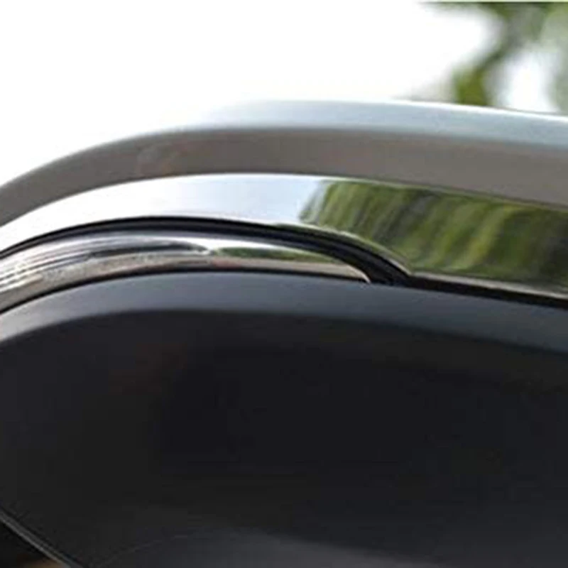 NEW-2Pcs Автомобильная хромированная накладка зеркала заднего вида для Toyota Highlander