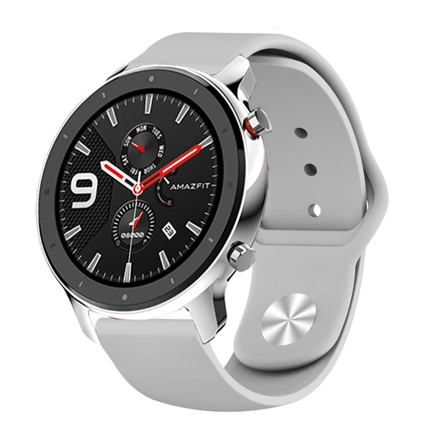 4 в 1 для Amazfit GTR ремешок браслет+ чехол для часов бампер+ Закаленное стекло протектор экрана для Huami Amazfit GTR 47 мм