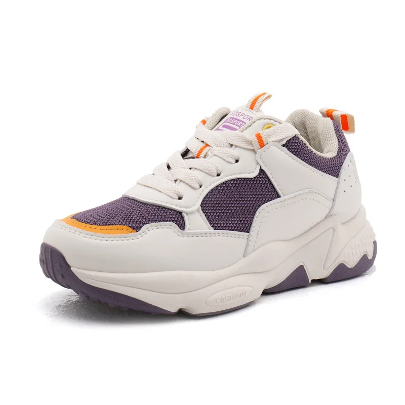 Белая обувь Женские кроссовки на платформе zapatos de mujer Сезон осень Новинка 2020 года