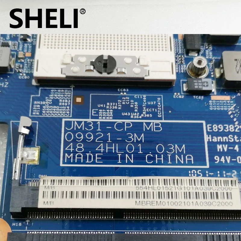 Шели JM31-CP MB 09921-3 м 48.4HL01.03M MBPV101001 для acer aspire 3820TG 3820 Материнская плата ноутбука HM55 HD5650M