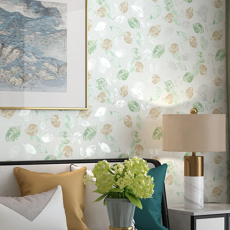 Узор деревенский лист американские обои для стен сельские зеленые рулон