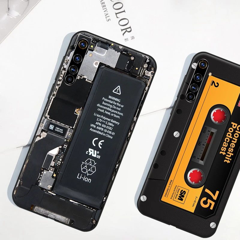 Чехол Auroras для Realme 6 All защитный мягкий чехол в стиле ретро с рисунком геймпада
