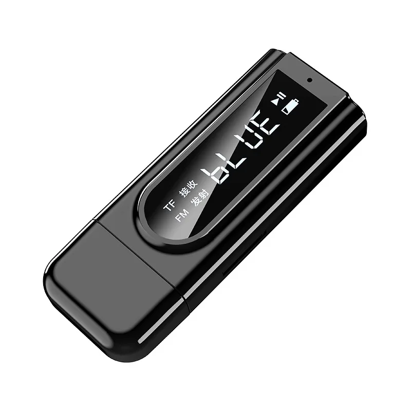 Беспроводной адаптер с приемником Bluetooth 5 0 наушники разъемом 3 мм Aux + FM 87 ~ 108 МГц