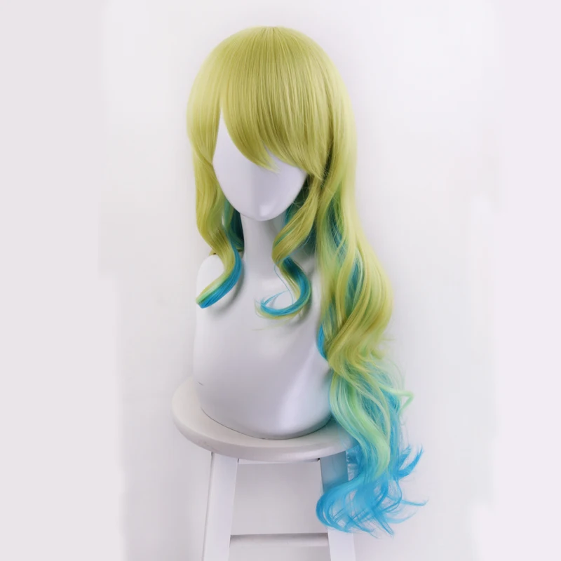 Lucoa Кобаяши Дракон головной убор &quotгорничная&quot термостойкие парики из