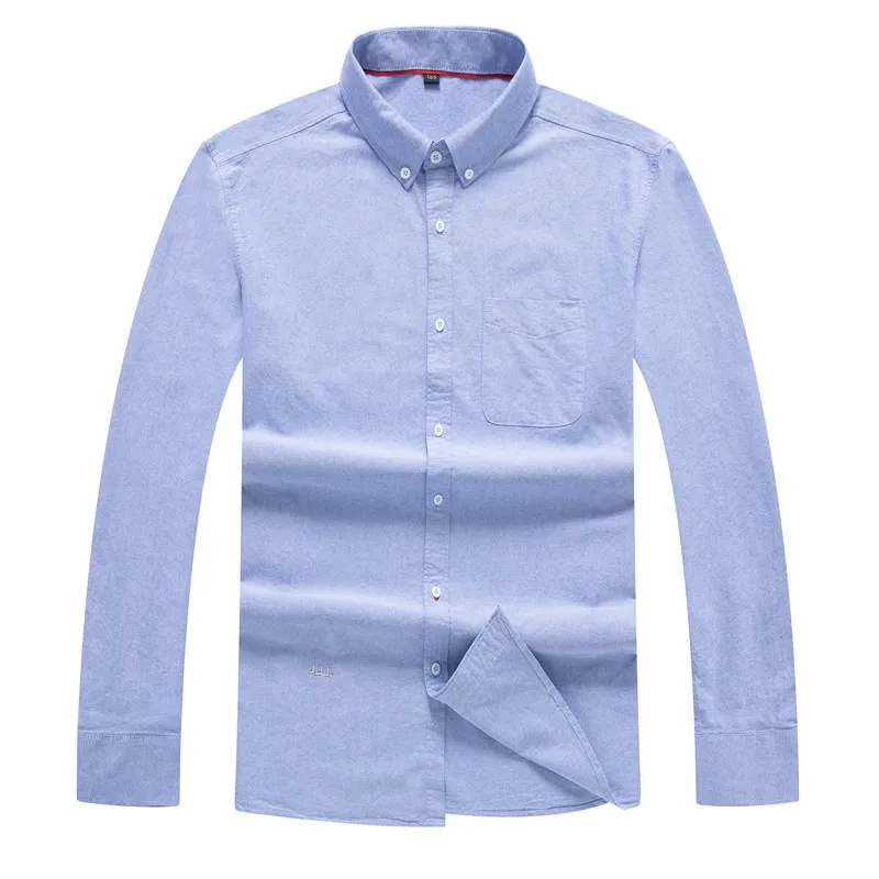 8XL 7XL 6XL размера плюс хлопок с длинным рукавом мужская рубашка свободный крой