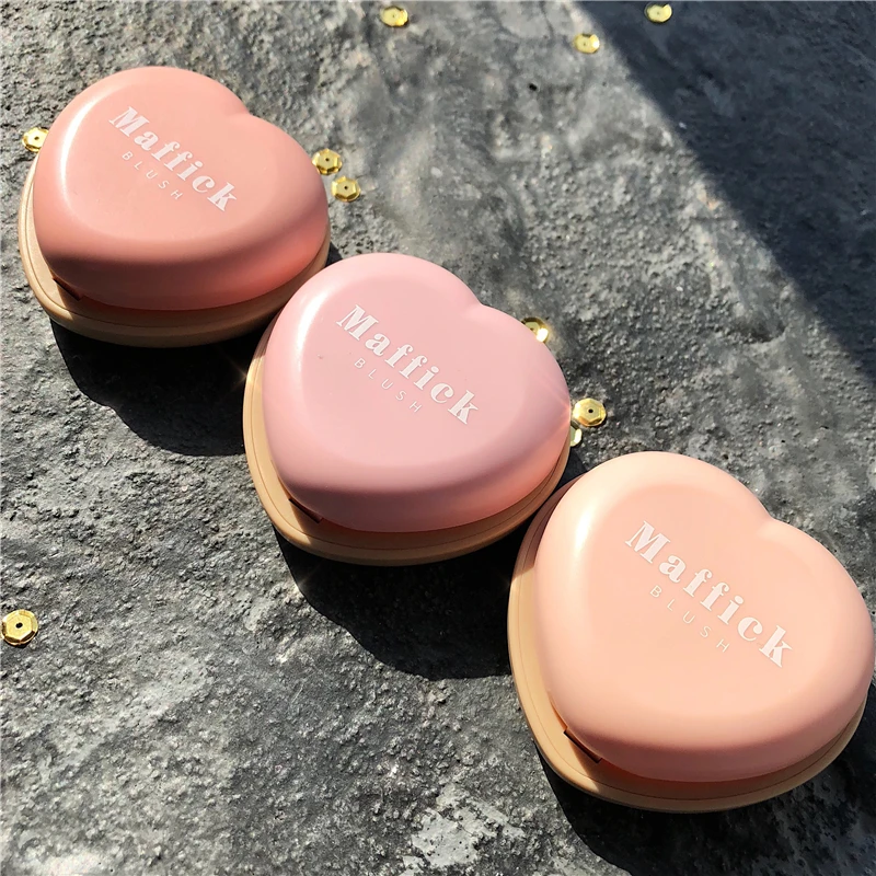 

Maffick 3 Colors Peach Blush Natural Baked Cheek Face Blusher Rouge Beginner Beauty Blushes Shimmering Face Cosmetic Maquillage