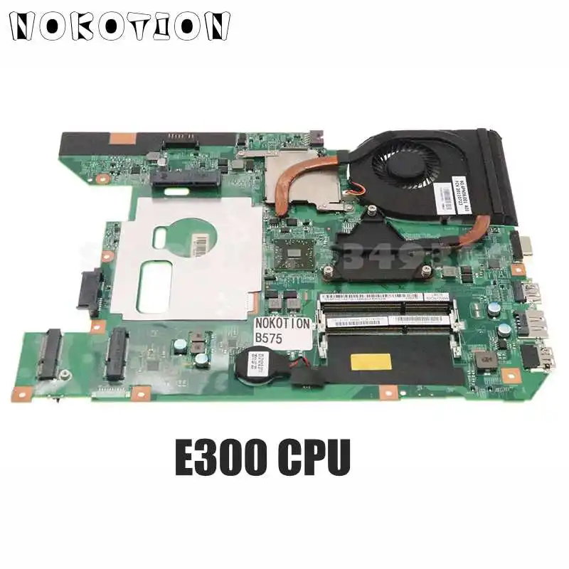 Материнская плата NOKOTION 48.4PN01.021 для ноутбука Lenovo B575 B575E с радиатором HD6310M + HD7400M GPU