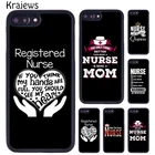 Чехол для телефона krajew медсестра стетоскоп для ухода за сердцебиением для iPhone X XR XS 11 12 13 Pro MAX 5 6 6S 7 8 Plus Samsung S8 S9 S10
