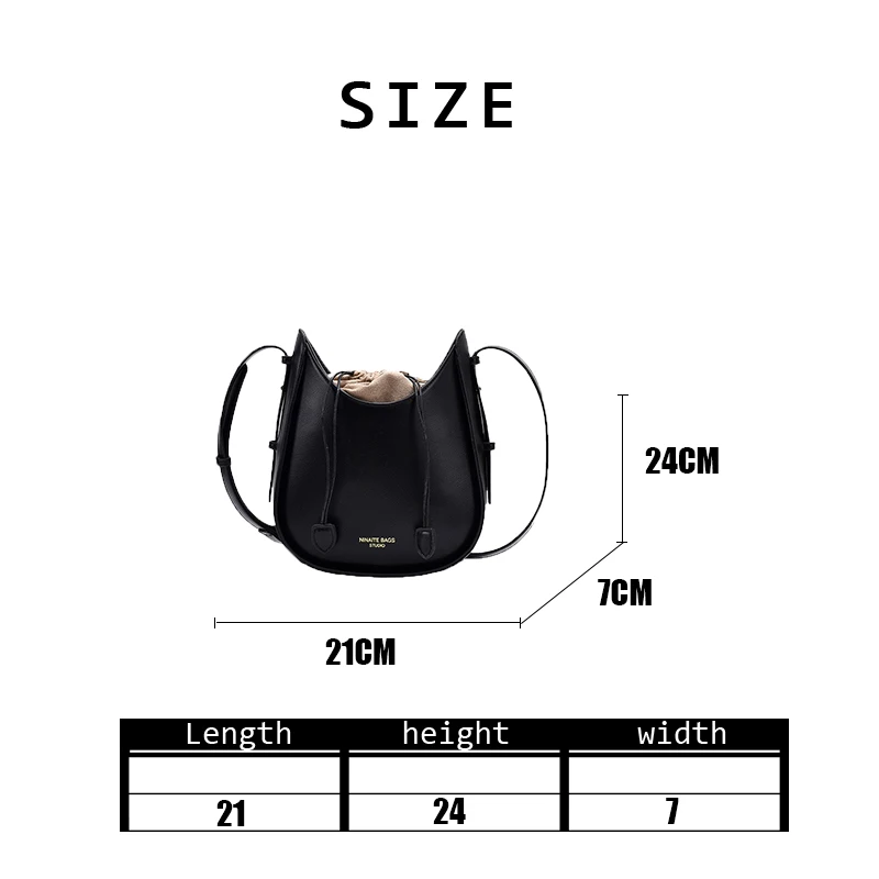 

Women Solid Bucket Bag Ladies 2020 Autumn Winter Simple Design Drawstring Bag Female Large Capacity Crossbody Shoulder Bag
