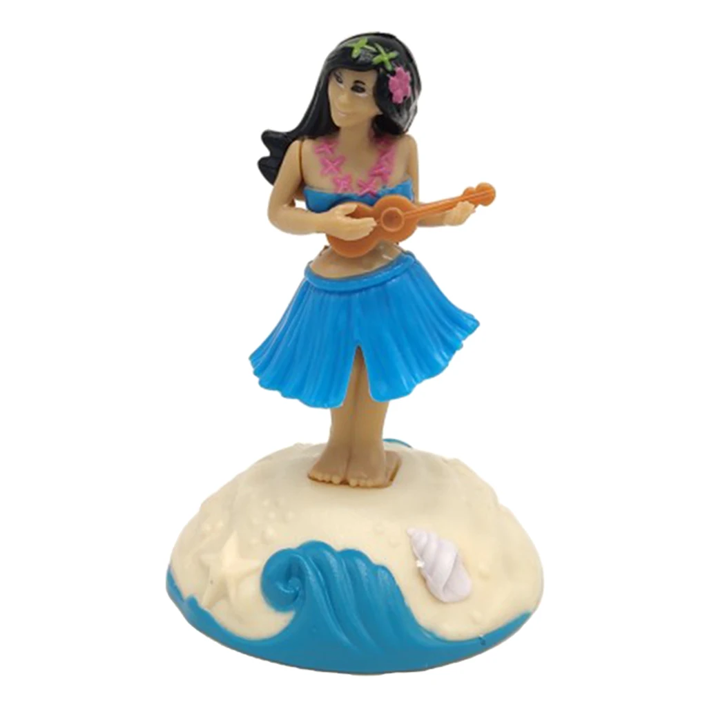

Solar Figure Car Dashboard Girl Educational Toy Car Ornaments