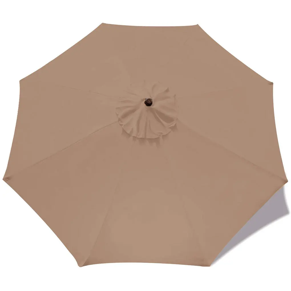 

2.7m 8-Piece Replacement Canopy Sunshade Umbrella Top Sunshade Cover Waterproof Outdoor Terrace Garden Deck Beach Supplies