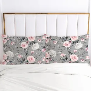 3D наволочка чехол для подушки под заказ 50x70 50x75 50x80 70x70 постельное белье для свадьбы с цветами декоративная наволочка из микрофибры