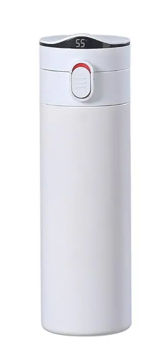 Предоплата Xiaomi Youpin 17PIN теплая Звездная чашка с температурным цифровым дисплеем эмалированная глазурь долговечная изоляция 380 мл 3 цвета - Цвет: white 2