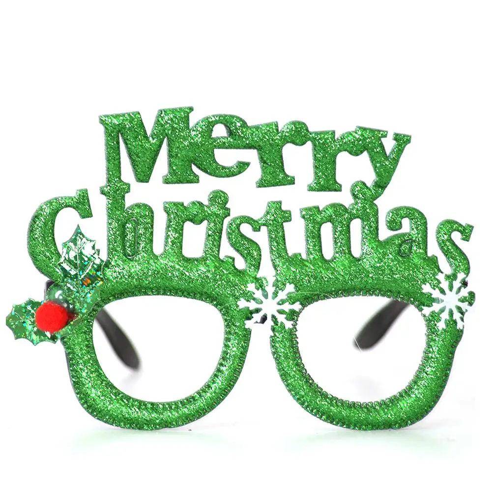 Рождественская оправа для очков игрушки взрослых и детей маска в виде Санта