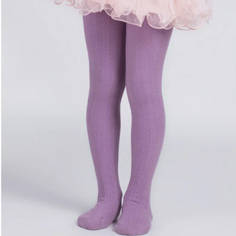 Высокое качество вязаные хлопковые детские чулочно носочные изделия для девочек