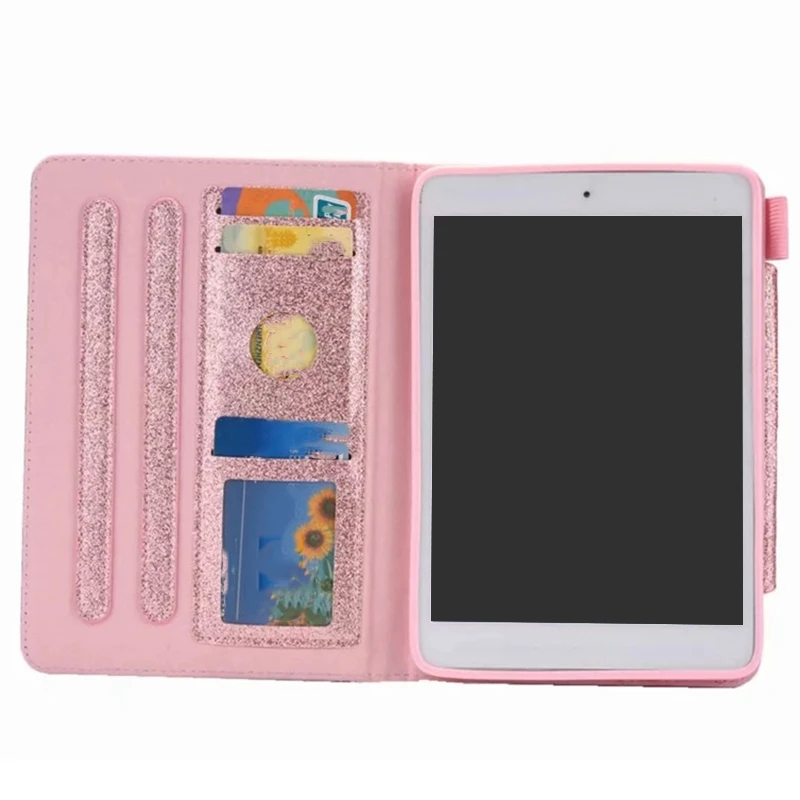 Чехол для iPad Mini 5 блестящий чехол из искусственной кожи розового золота 1 2 3 4 |