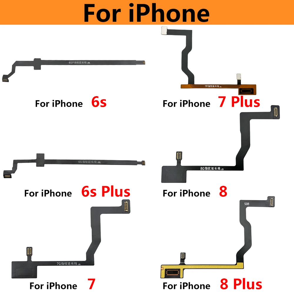 Новинка для iPhone 6 6S 7 8 Plus Home Touch ID возврат отпечатков пальцев кнопка подключения