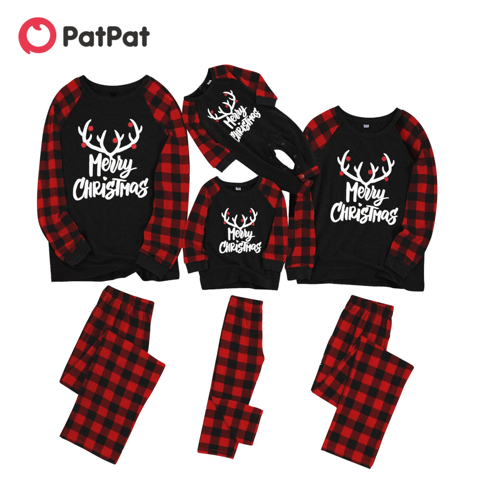 

PatPat Matching Outfits—old Black Matching Pajamas