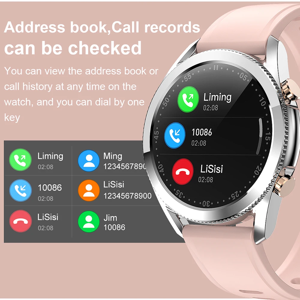 bluetooth call smart watch men blood pressure heart ecg galaxy watch 3 fitness tracker smartwatch women for samsung galaxy phone free global shipping