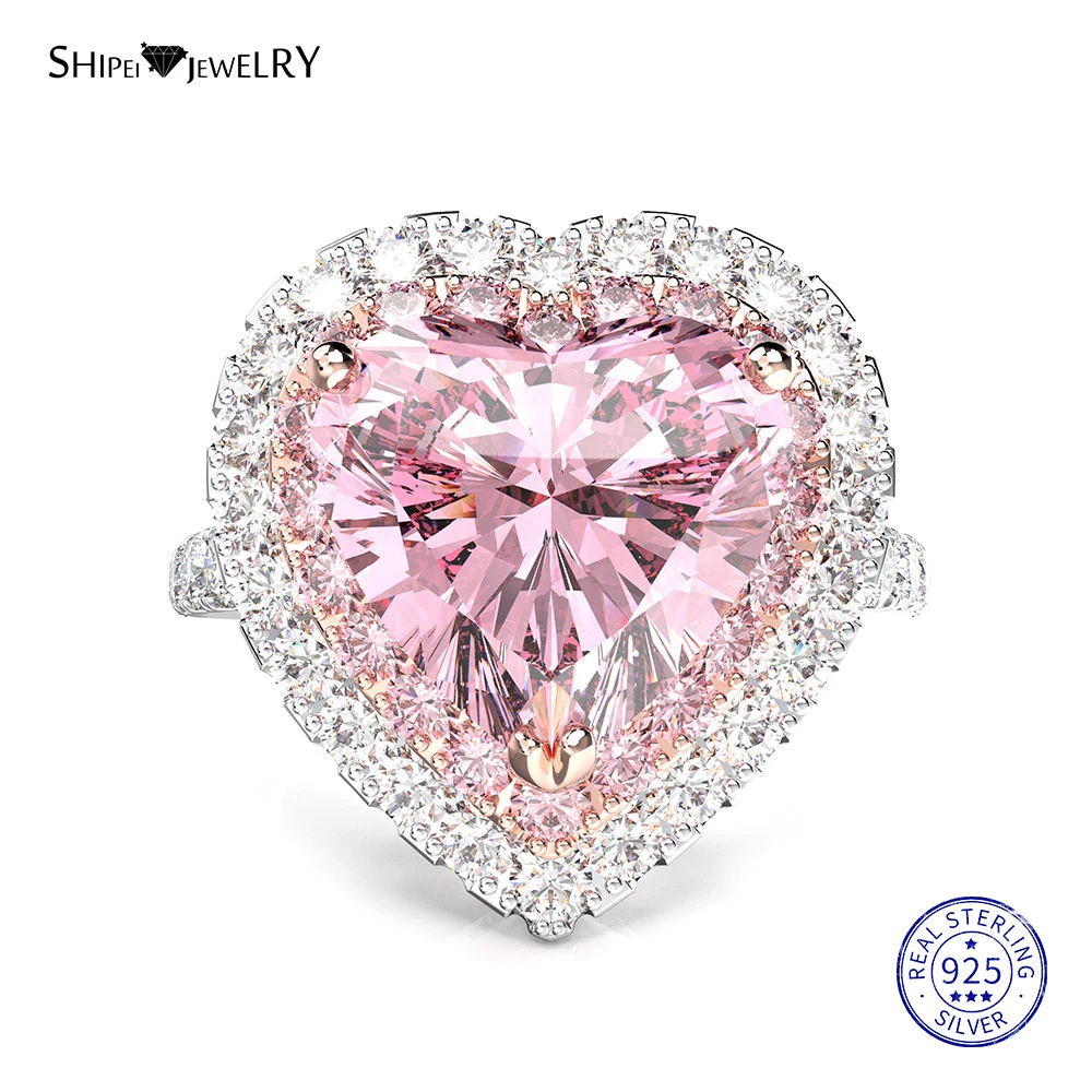 Женское Обручальное Кольцо Shipei ювелирное изделие из стерлингового серебра 100%