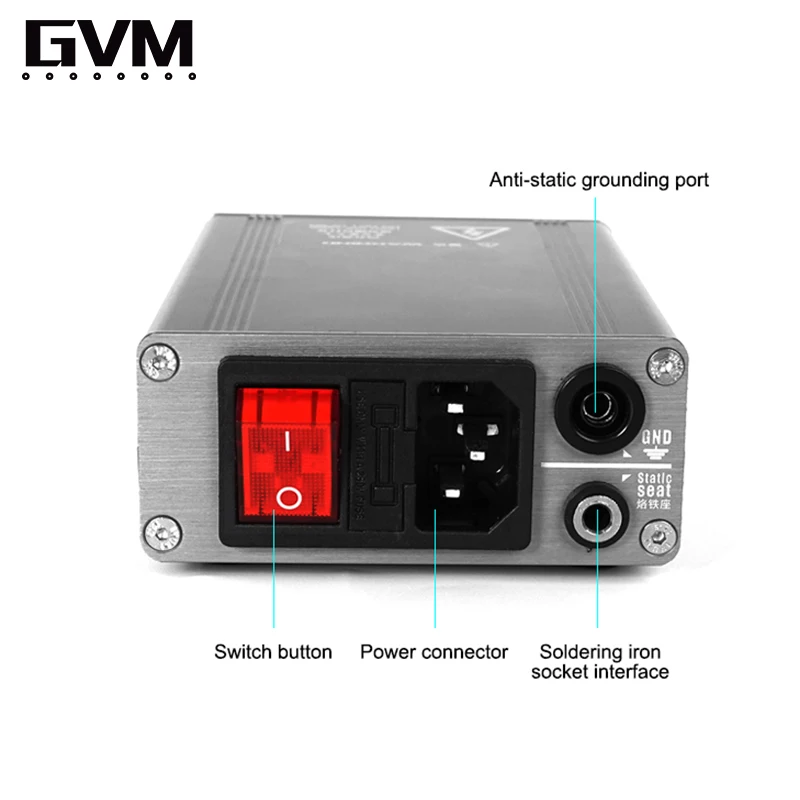 

SUNSHINE GVM T210 Digital Display Adjustable Temperature Soldering Station For Mobile Phone Repair Welding Tool Whith C210 Tips