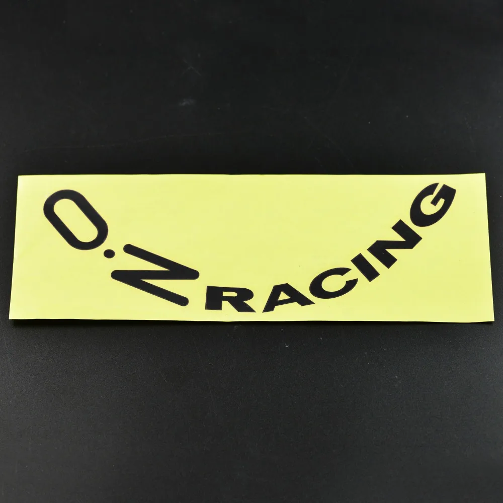 Black OZ 2 предмета в комплекте OZ Racing Car наклейка на обод колеса для OZ ралли Ван колеса авто тюнинг аксессуары для укладки волос говорил Стикеры - Название цвета: Black OZ