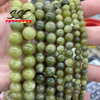 natural stone beads green jades loose spacer beads for jewelry making diy bracelet necklace accessories 15strand 4 6 8 10 12mm