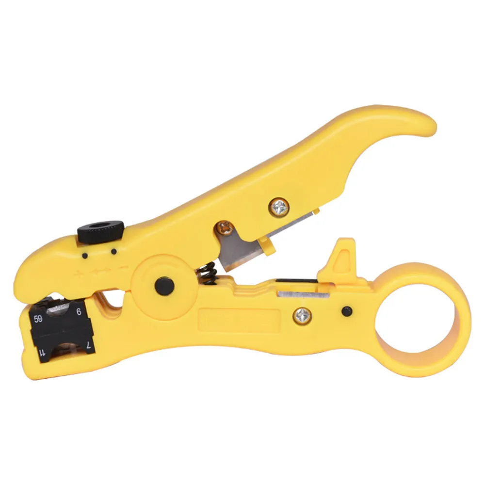 Инструмент для зачистки кабеля Cat5 Cat6 RG59 плоскогубцы сетевого инструмент