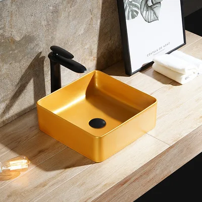 

Wash basin square Nordic art basin ceramic wash basin wash basin stone sink