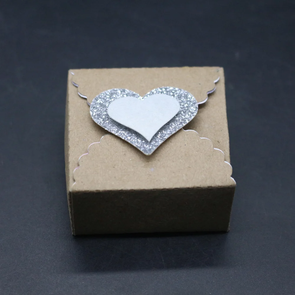 Новинка 2019 Подарочная коробка для конфет металлический трафарет резки сделай