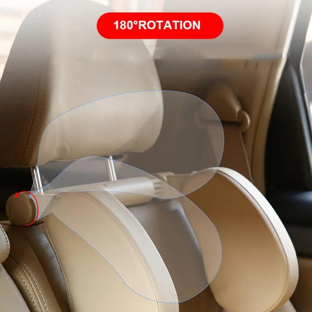 Автомобильная подушка для шеи с креплением на голову и поворотом 180 градусов