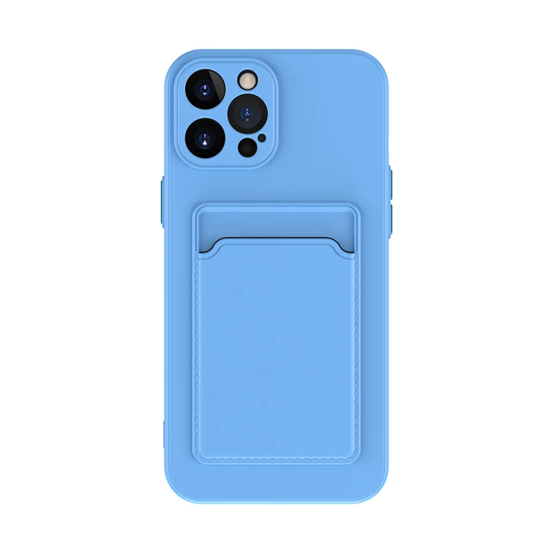 

Silicone Soft TPU With Card Pocket for Redmi Note10 10S Thin Cover for Xiaomi K40 Pro POCO F3