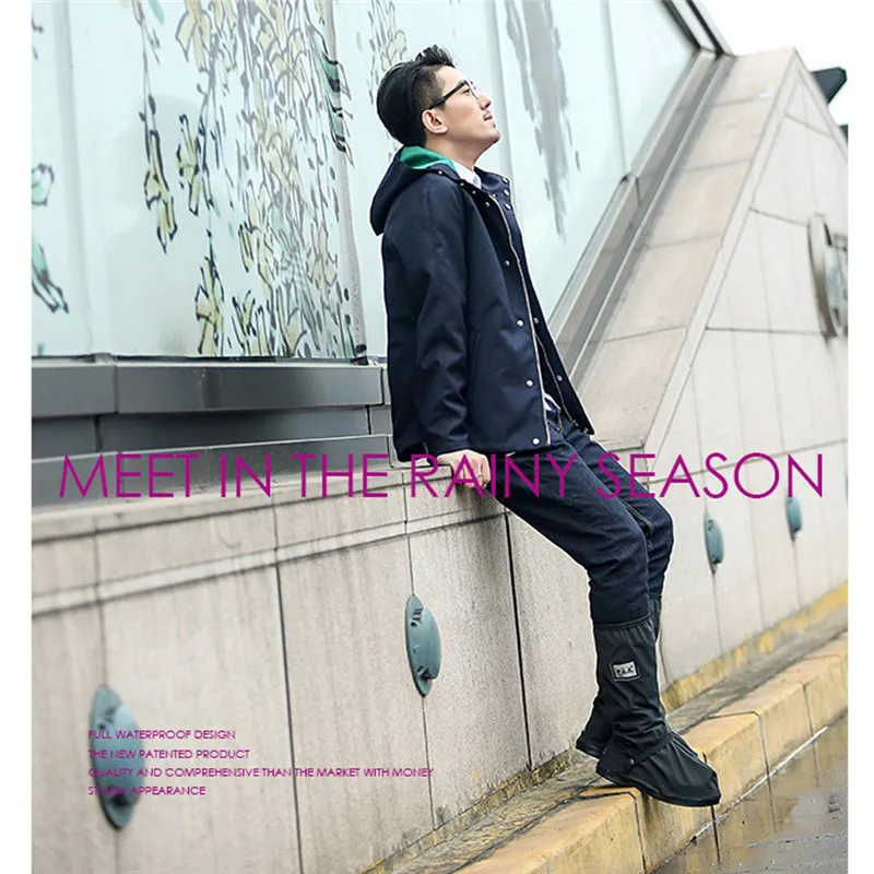 Уличная непромокаемая обувь мужская Защитная водонепроницаемая с высоким