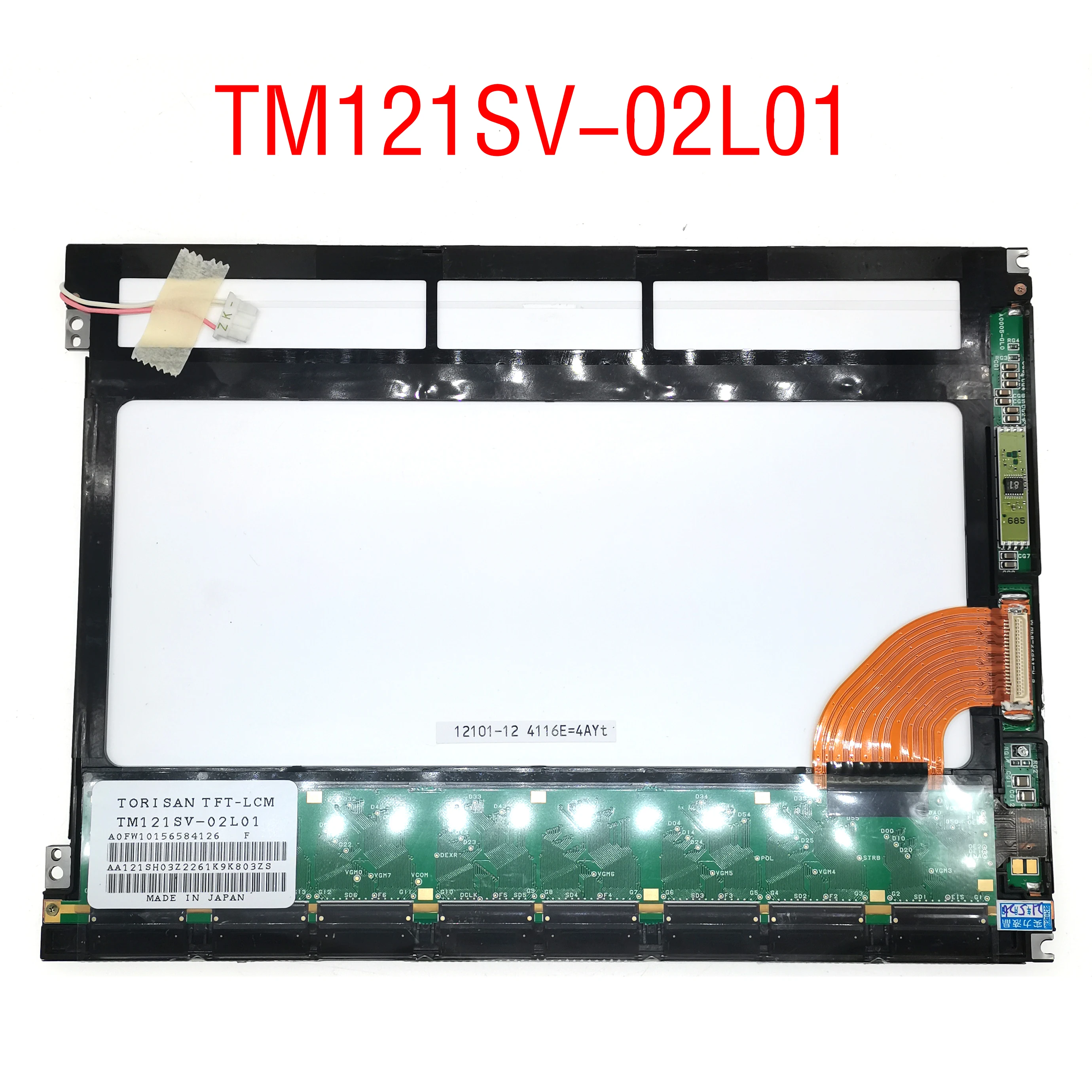 

Can provide test video , 90 days warranty 12.1" lcd display screen TM121SV-02L01